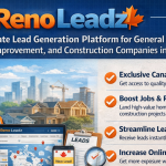 Reno Leadz The Ultimate Lead Generation Platform for General Contractors, Home Improvement, and Construction Companies in Canada