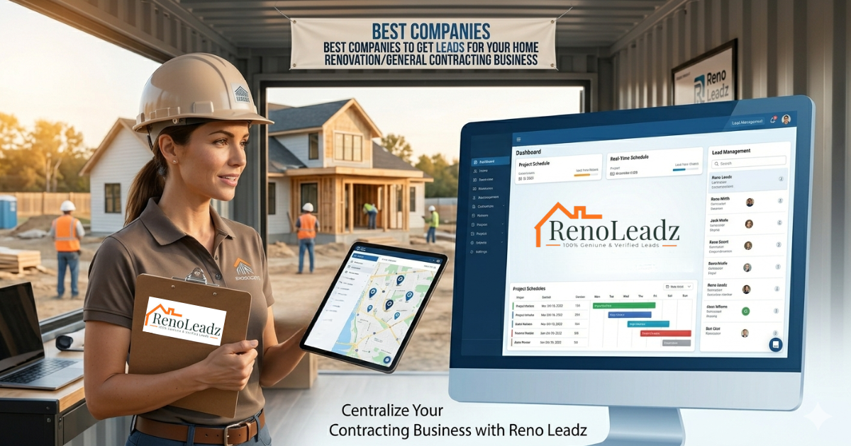 Best Companies to Get Leads for Your Home Renovation/General Contracting Business
