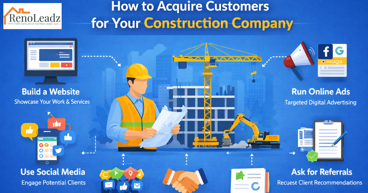 How to Acquire Customers for Your Construction Company