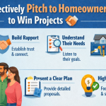 How to Effectively Pitch to Homeowners to Win Projects