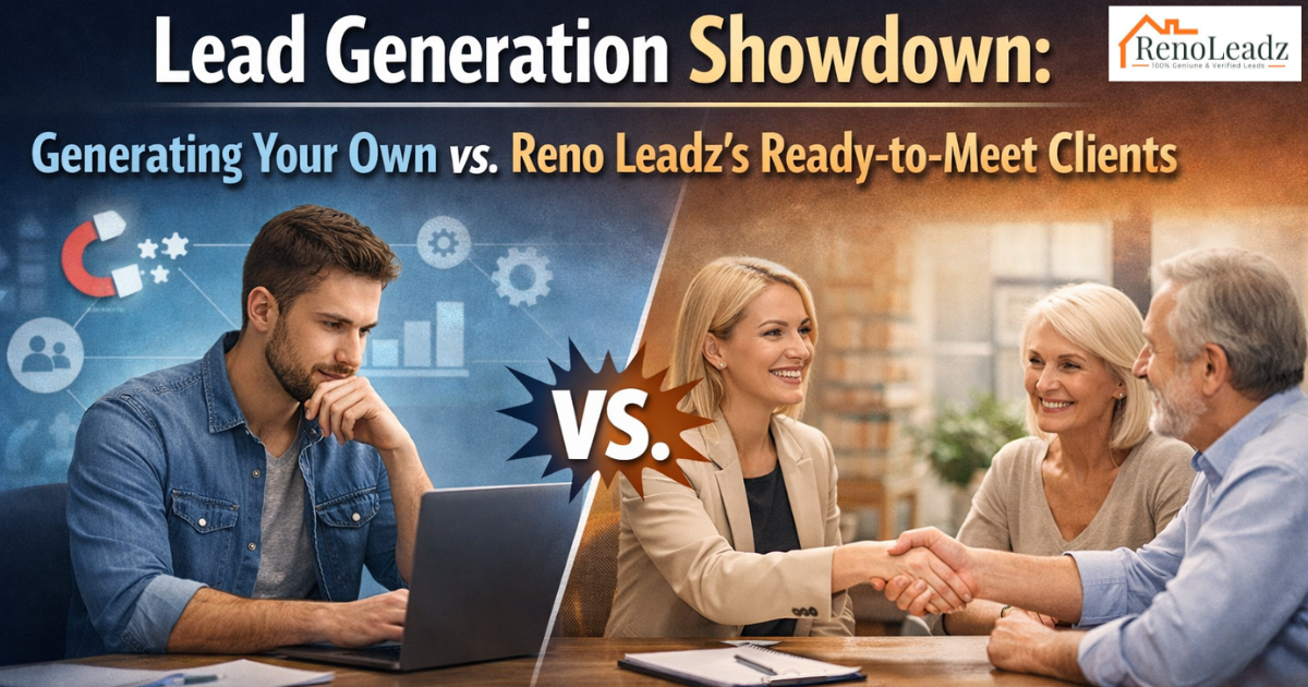 Lead Generation Showdown: Generating Your Own vs. Reno Leadz's Ready-to-Meet Clients