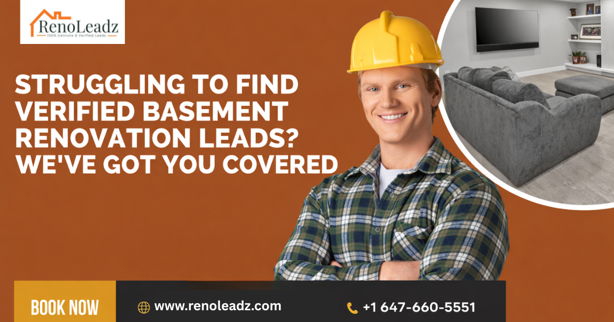 Verified Basement Renovation Leads