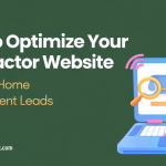 Optimizing contractor websites for leads