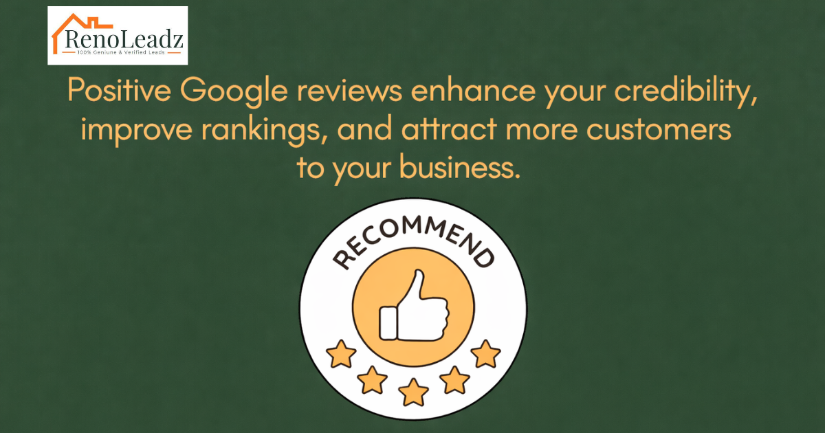 Positive reviews boost your business 