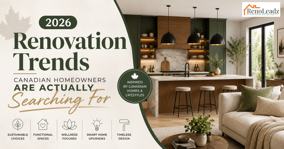 2026 Renovation Trends Canadian Homeowners Are Actually Searching For