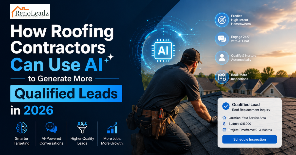 How Roofing Contractors Can Use AI to Generate More Qualified Leads in 2026