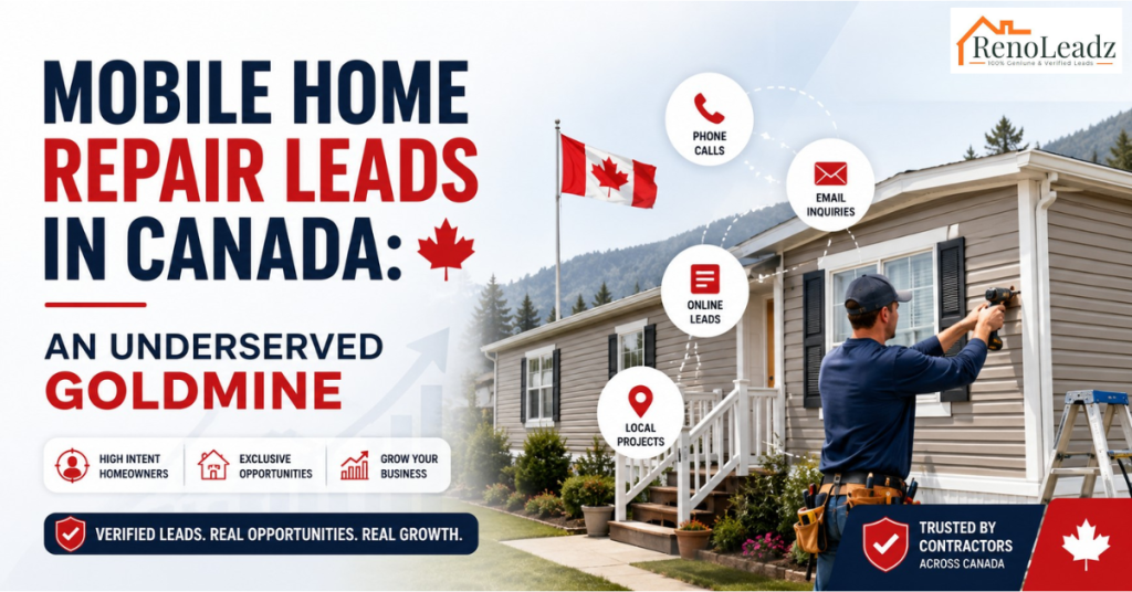 Mobile Home Repair Leads in Canada