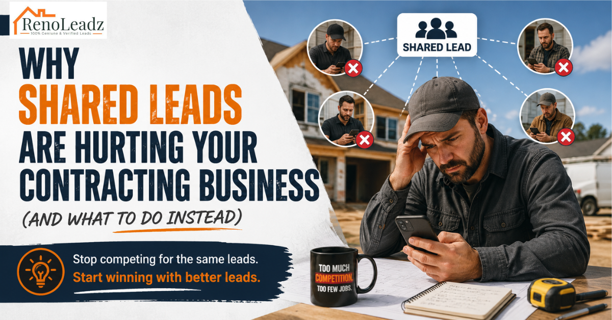 Why Shared Leads Are Hurting Your Contracting Business (And What to Do Instead)