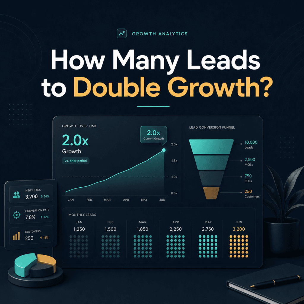 How Many Leads Do You Need per Month to Grow 2X?