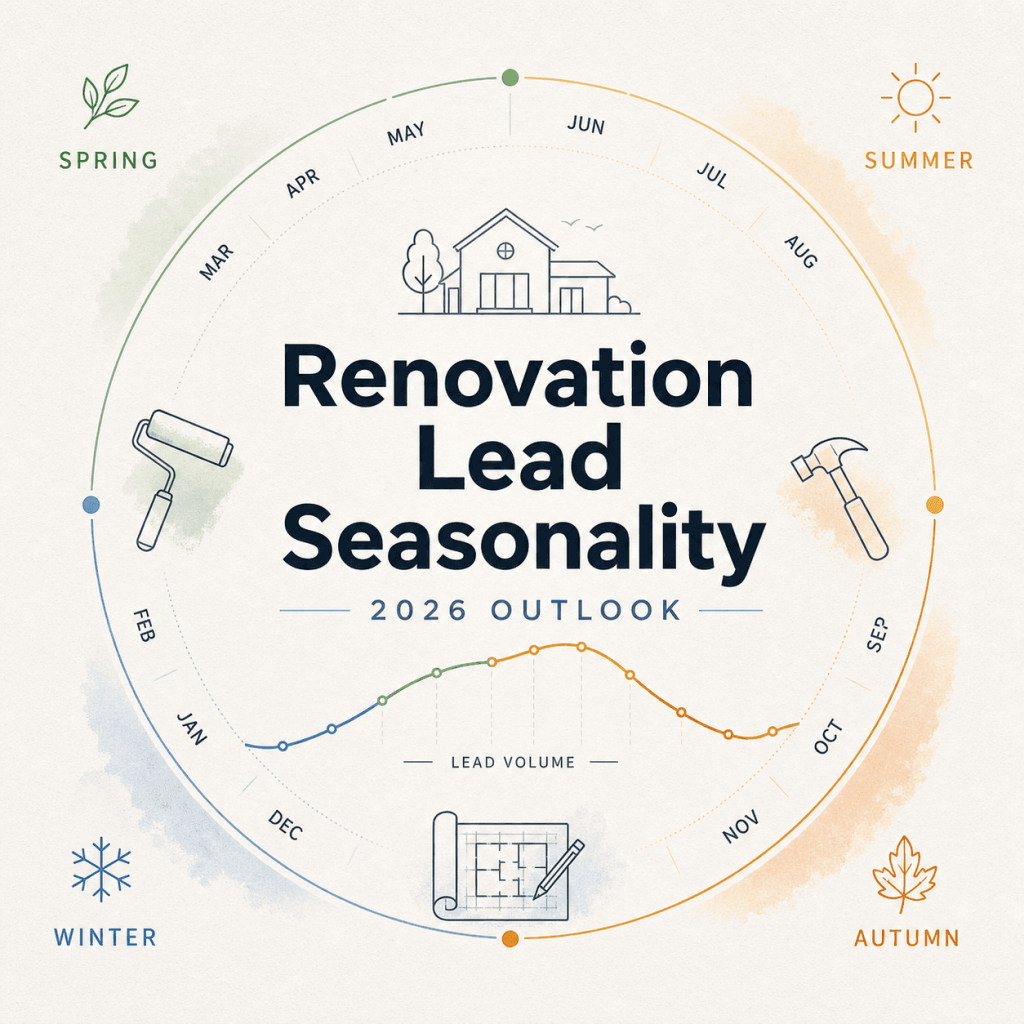 Seasonality in Renovation Leads: What to Expect in 2026