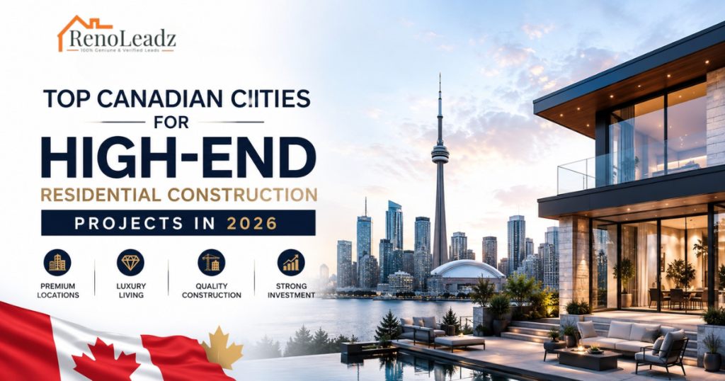 Top Canadian Cities for High-End Residential Construction Projects in 2026