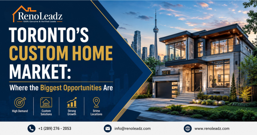 Toronto's Custom Home Market: Where the Biggest Opportunities Are