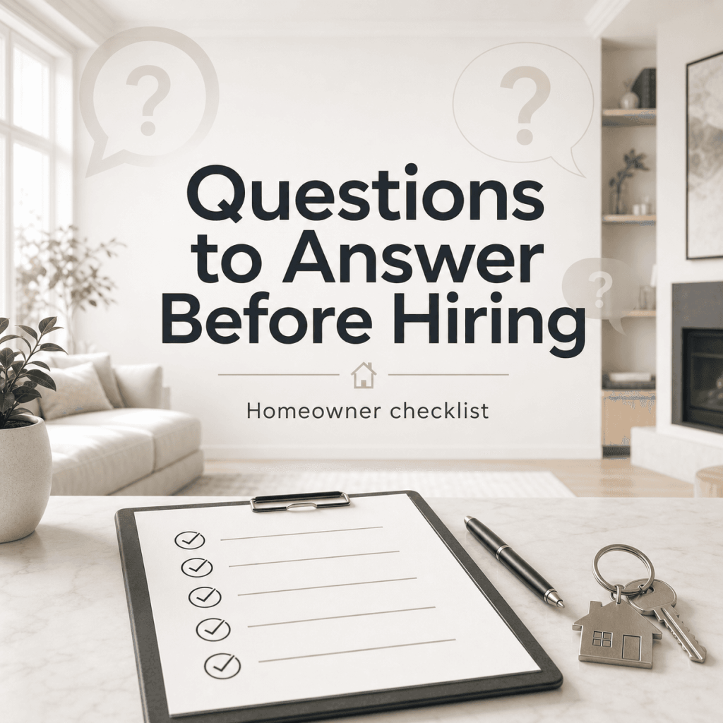 What Homeowners Ask Before Hiring (Answer These First)