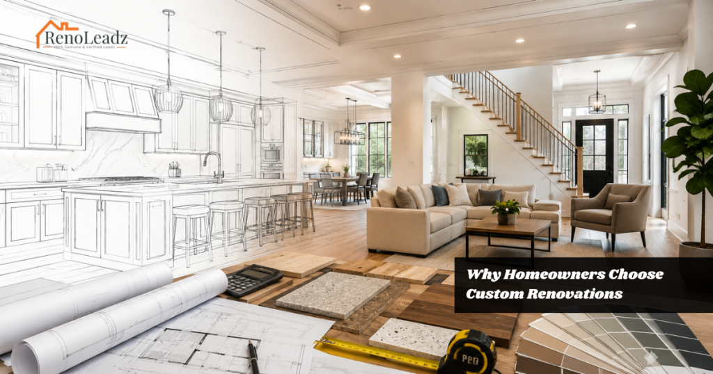 Why Homeowners Choose Custom Renovations
