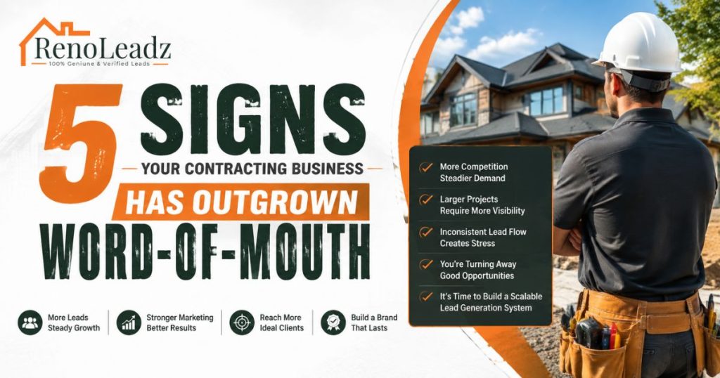 5 Signs Your Contracting Business Has Outgrown Word-of-Mouth