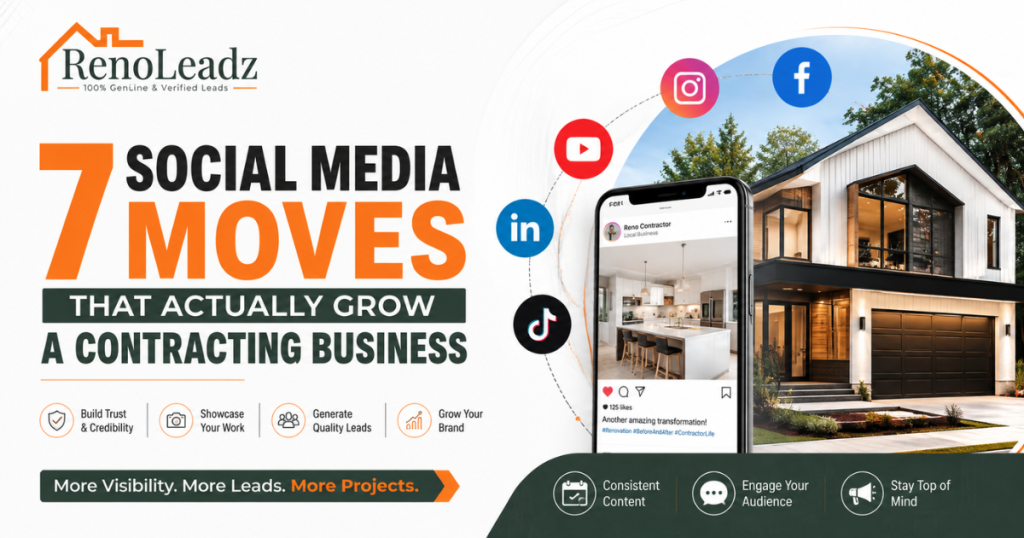 7 Social Media Moves That Actually Grow a Contracting Business