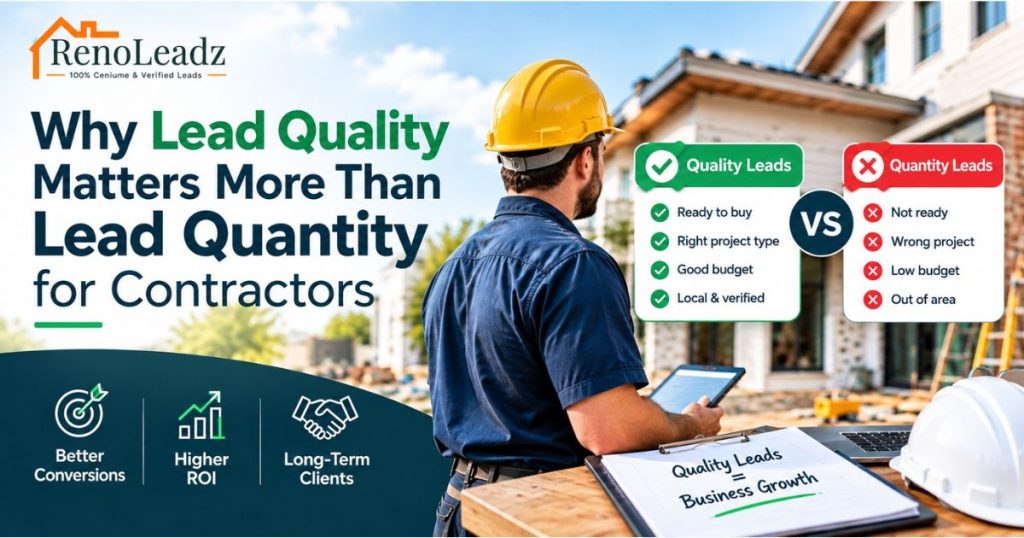 Why Lead Quality Matters More Than Lead Quantity for Contractors