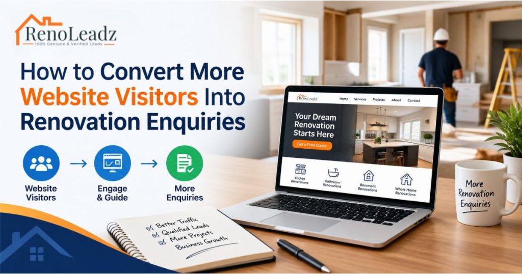 How to Convert More Website Visitors Into Renovation Enquiries
