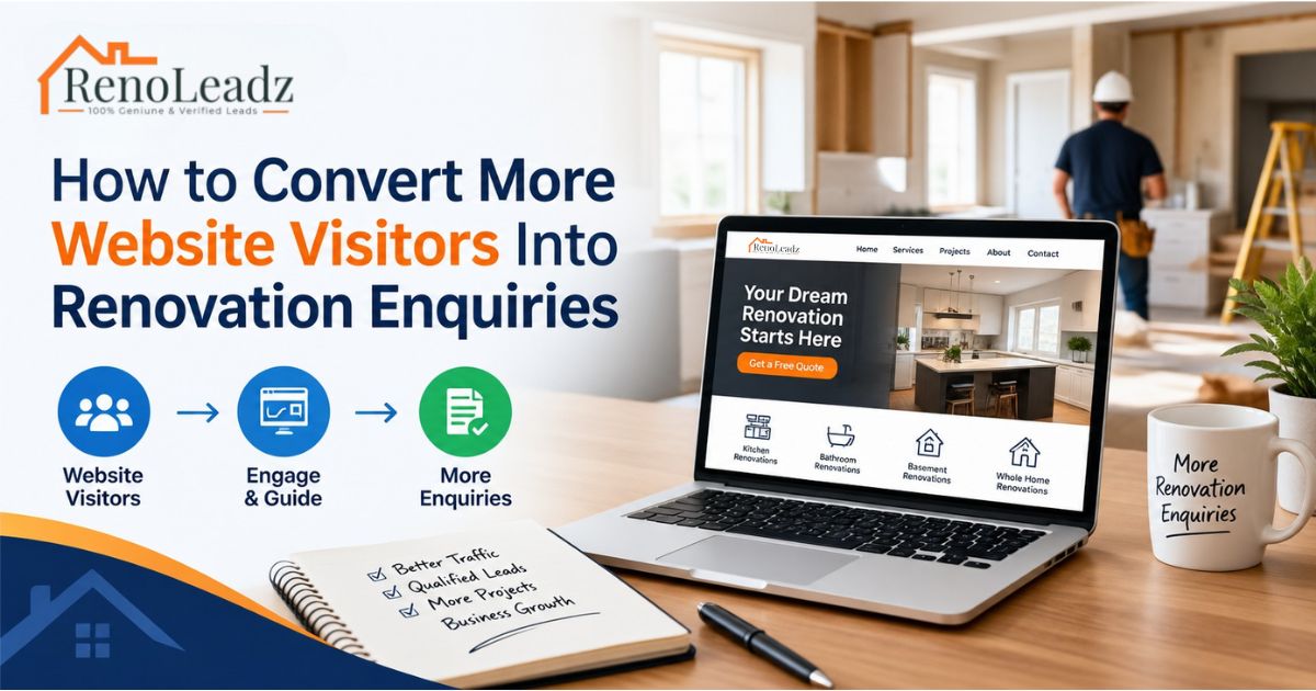 How to Convert More Website Visitors Into Renovation Enquiries